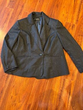 Kasper Black Textured Women's Blazer